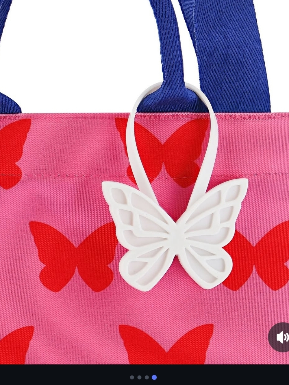 Sophia Webster x Waitrose Polka Butterfly Tote Bag - Picture 4 of 7